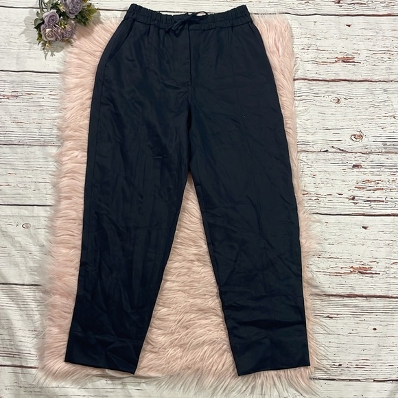 NWT M.M.Lafleur Shane Everyday Twill Pant Midnight Navy - Picture 2 of 11